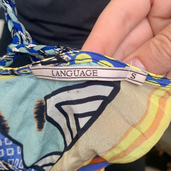 Language Beach Coverup - Picture 4 of 4